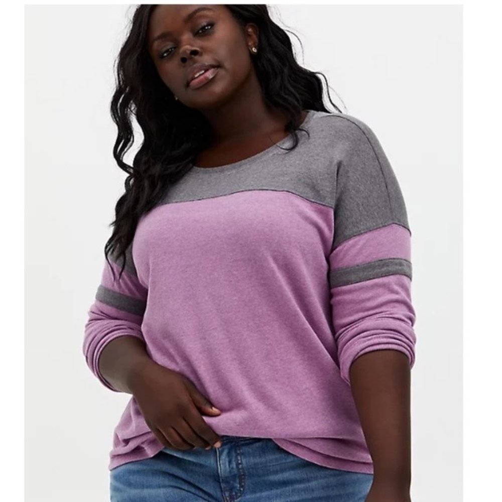 Torrid NWT's BERRY PINK & HEATHER GREY FLEECE FOOT